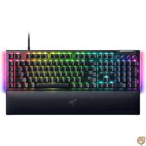 Razer BlackWidow V4���J�j�J���Q�[�~���O�L�[�{�[�h:�C�G���[�X�C�b�`���j�A&�T�C�����g - �N���}RGB 6�}�N���L�[ ���C���X�g���X�g �_�u���V���b�gABS�L�[�L���b�v ���[���[&���f�B�A�L�[ �X�i�b