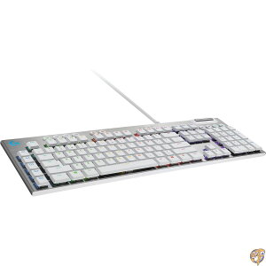 Logitech G815 LIGHTSYNC RGB ���J�j�J���Q�[�~���O�L�[�{�[�h ���[�v���t�@�C��GL�^�N�^�C���L�[�X�C�b�`�t�� �v���O�����\��G�L�[5�� USB�p�X�X���[ ��p���f�B�A�R���g���[�� �z���C�g