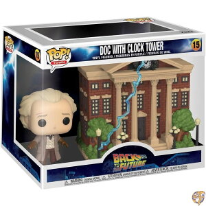 FUNKO POP! TOWN: Back to the Future Doc w/ Clock Tower (�o�b�N�E�g�D�E�U�E�t���[�`���[ �h�N�����v��)