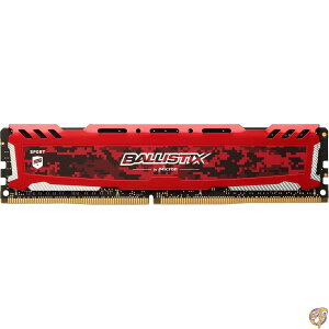 Crucial [Micron��] DDR4 �f�X�N�p�������[ 4GB BallistixSport LT (2400MT/s / PC4-19200 CL16 288pin SR x8 Unbuffered DIMM BLS4G4D240FSE
