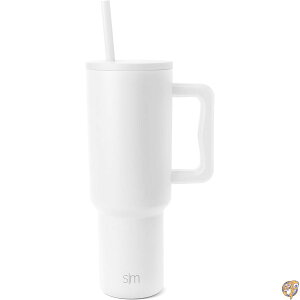 �y1��P2�{���N�[�|��GET�zSimple Modern 40 oz Tumbler with Handle and Straw Lid | Insulated Reusable Stainless Steel Water Bottle Travel Mug Iced Coffee Cup Valentines Gifts Him & Her Trek Collection 40oz VIVE �g���b�J�[ (3.0) 99HASS001-00 MN74