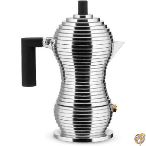 �y���K�A���i�z ALESSI �A���b�V�B Pulcina �G�X�v���b�\�R�[�q�[���[�J�[ 1�J�b�v�p/�u���b�N MDL02/1 B