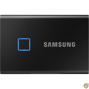Samsung T7 Touch �|�[�^�u��SSD 2TB�A�ő�]�����x1050MB/s�AUSB 3.2 �O�t���|�[�^�u��SSD�A�u���b�N (MU-PC2T0K/WW)