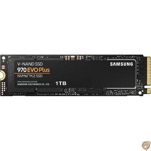 SAMSUNG 970 EVO Plus SSD 1TB NVMe M.2 �����^ V-NAND�e�N�m���W�[���ځA�Q�[�~���O�E�O���t�B�b�N����������������݁A�q�[�g�R���g���[���@�\�A�ō����x MZ-V7S1T0B/AM