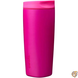 Owala SmoothSip Slider �ۉ��X�e�����X�X�`�[�����R�[�q�[�^���u���[ �J��Ԃ��g����A�C�X�R�[�q�[�J�b�v �z�b�g�R�[�q�[�p�g���x���}�O BPA�t���[ 20�I���X (��590ml) Read My Lips