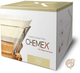ケメックス コーヒーフィルター Chemex FC-100 Bonded 100枚入り 丸型 送料無料