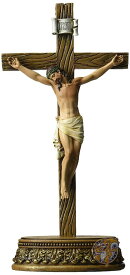 ルネッサンスコレクション Renaissance Collection インテリア 置き物 2ピース イエス キリスト 十字架 彫像 彫刻 並行輸入品 送料無料