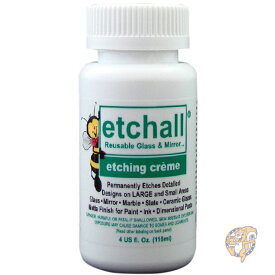 etchall(R) エッチング クリーム 4オンス ガラス 鏡 すりガラス模様 並行輸入品 送料無料