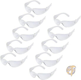 メガネ　ゴーグルまとめ買い BISON LIFE 保護メガネ 眼鏡 12個入り ほこり 保護ゴーグルまとめ買い　掃除 送料無料