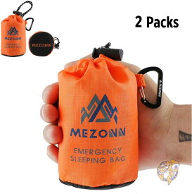 Mezonn サバイバルグッツ ビバーク 緊急用ブランケット/寝袋 非常時グッツ 送料無料