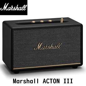 Marshall ACTON III マーシャル スピーカー Bluetooth ブラック 黒 送料無料