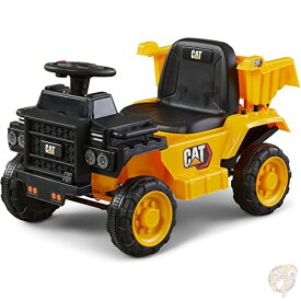 Kid Trax CAT ダンプトラック 幼児用 クワッド ライドオン 6V バッテリー駆動 耐荷44lbs(20.0kg) 送料無料