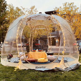 Alvantor ポップアップ バブル テント インスタント イグルー テント 8-10人用 スクリーンハウス 送料無料