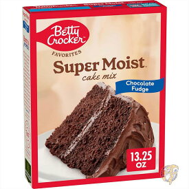 チョコレートファッジケーキミックス スーパーモイスト 375g(12個パック) お菓子作り Betty Crocker ベティ・クロッカー 送料無料 アメリカ食品 アメリカ輸入