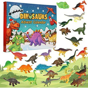恐竜のおもちゃ付き クリスマス アドベントカレンダー ATDAWN アドベント カレンダー 2022 恐竜24個 ギフト カウントダウン