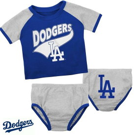 ロサンゼルス ドジャース 幼児用 パンツ トップス 2セット ベビー服 Los Angeles Dodgers メジャーリーグ 子供服 MLB公式 ドジャースグッズ