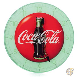 Mark Feldstein & Associates マークフェルドステイン＆アソシエイト インテリア 壁掛け時計 コカ・コーラ ボトル ラウンド