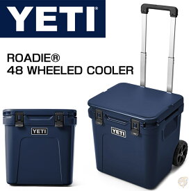 YETI クーラーボックス ホイールクーラー ROADIE 48 WHEELED COOLER キャスター付き 車輪 NAVY（紺） イエティ ローディー48 大容量 送料無料