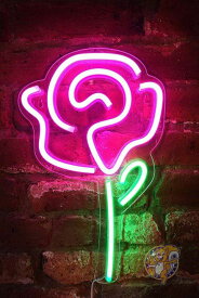 ピンクの薔薇照明　ばらのネオンライト　アイザック ジェイコブス LEDネオンピンクローズフラワー Isaac Jacobs インテリア　母の日ギフト　誕生日　インテリア　お祝い　デコレーション　アメリカ輸入品 送料無料