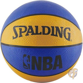 ミニバスケットボール Spalding FPS-292383 NBAラバー 送料無料