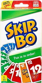 【最大1000円クーポン！スーパーセール】Mattel Games SKIP BO カードゲーム 送料無料