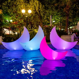 TIALLY ティアリー 照明 フローティングプールライト RGB Crescent Moon Floating Pool Lights