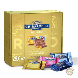 GHIRARDELLI ギラデリ プレミアム チョコレート アソートメント ギフトボックス バレンタイン 義理チョコ お配り 個包装　母の日 父の日 クリスマス 誕生日 チョコ詰め合わせ アメリカ輸入