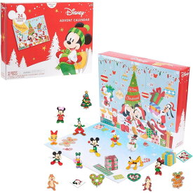 ディズニー アドベントカレンダー クリスマス カウントダウン フィギュア デコレーション Disney Classic Advent Calendar ミッキーマウス サンタ アメリカ輸入