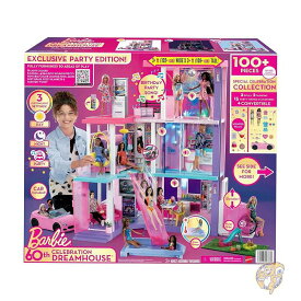 Barbie バービー 60周年 セレブレーション ドリームハウス おもちゃ 人形 2 体付き HCD51