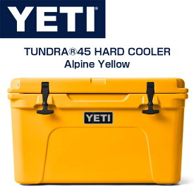 YETI クーラーボックス　Tundra 45 キャンプ 黄色 イエロー イエティ タンドラ45 クーラーボックス Alpine Yellow 限定カラー アルパインイエロー アメリカ輸入品 送料無料