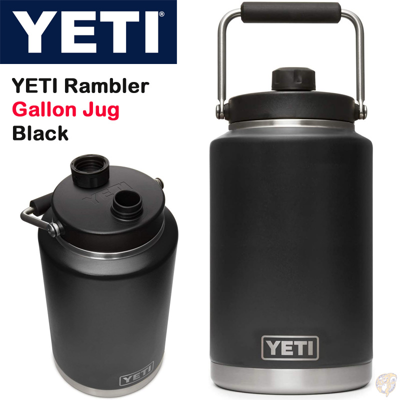 YETI Rambler Gallon Jug 黒 Black イエティ ランブラー ガロン ジャグ ステンレス鋼 真空断熱 魔法瓶 大容量  YETI水筒 送料無料 | アメリカ輸入ランド
