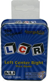 LCR_ 左・真ん中・右 Left Center Right サイコロゲーム ブルー GEO0119-1 ゲーム 送料無料
