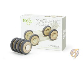 テグー Tegu 4 パック マグネット 磁石 ウッド 木材 ホイール タイヤ M-12-059-CAO 知育 玩具 並行輸入品 送料無料