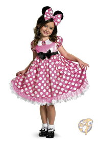 Disguise ミニーマウス ドレス コスチューム ピンク ホワイト 暗闇で光る 並行輸入品 送料無料
