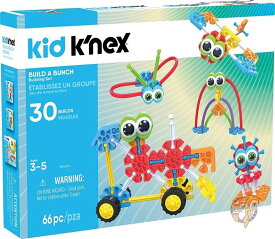 【最大1000円クーポン！スーパーセール】ケネックス キッズ KID K’NEX 何でも組み立てようセット (66ピース) 85422 幼児教育玩具 送料無料