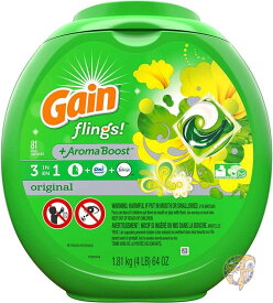 ゲイン 液体洗濯洗剤 Gain CP158-AF ポット シングル 81個入り オリジナル 送料無料