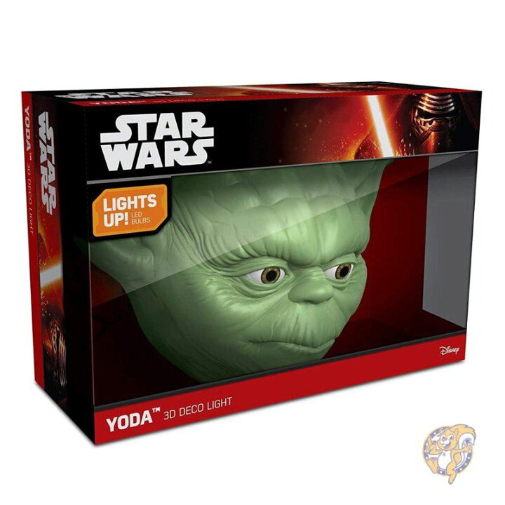 楽天市場】3D Light FX Star Wars Yoda Face Deco Light スターウォーズ３Ｄ ヨダ デコ ライト : アメリカ輸入ランド