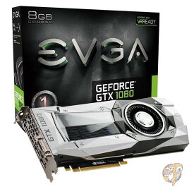 【最大1000円クーポン！スーパーセール】EVGA GeForce GTX 1080 FOUNDERS EDITION GDDR5X 8GB 08G-P4-6180-KR 並行輸入品 送料無料