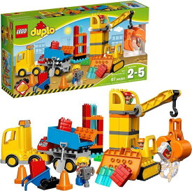 レゴ デュプロ 建設現場シリーズ LEGO DUPLO 10813 ダンプ クレーン ブルドーザー　レゴブロック レゴ　建設おもちゃセット 送料無料