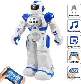 スマートロボット ブルー Sikaye ラジコンロボット 多機能 送料無料