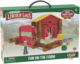 リンカーン ログ LINCOLN LOGS 楽しいファーム組立セット(102ピース) 00858 教育玩具 送料無料