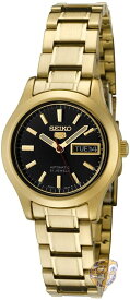 セイコー レディース 5 ゴールドトーン ステンレスウォッチ Seiko SYMD96 腕時計 送料無料