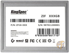 キングスペック 128ギガバイト 5mm ZIF ディスク KingSpec ZF18-128 送料無料