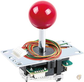 [サンワ]Sanwa OEM Red Ball Top Handle Arcade Joystick 4 & 8 Way Adjustable JLF-TP-8YT-SK [並行輸入品] 送料無料