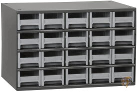 Akro-Mils 19320 20 Drawer Steel Parts Storage Hardware and Craft Cabinet, Grey [並行輸入品] 送料無料