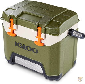 Igloo BMX 25 Quart Cooler with Cool Riser Technology, Fish Ruler, and Tie-Down Points - 11.29 Pounds - Green and Orange 141［並行輸入］ 送料無料