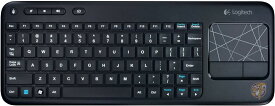 Logitech Wireless Touch Keyboard K400 with Built-In Multi-Touch Touchpad, Black 並行輸入 送料無料
