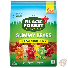 Black Forest Gummy Bears ブラックフォレスト グミベア キャンディ フルーツ 2.7kg （6ポンド） 送料無料
