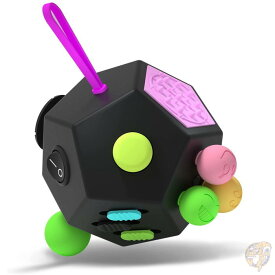 Fidget Dodecagon 12面指先の感覚刺激 ストレス不安解消 キューブ 自閉症児用玩具 送料無料