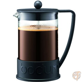 ボダム Bodum ブラジル Brazil フレンチプレス コーヒーメーカー 1.5L(51 oz) ブラック Black 送料無料